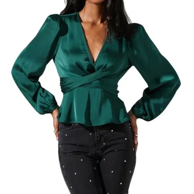 ASTR ELIANA TOP IN FOREST GREEN