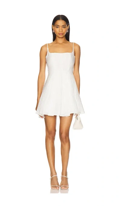 Astr Ellie Dress In White
