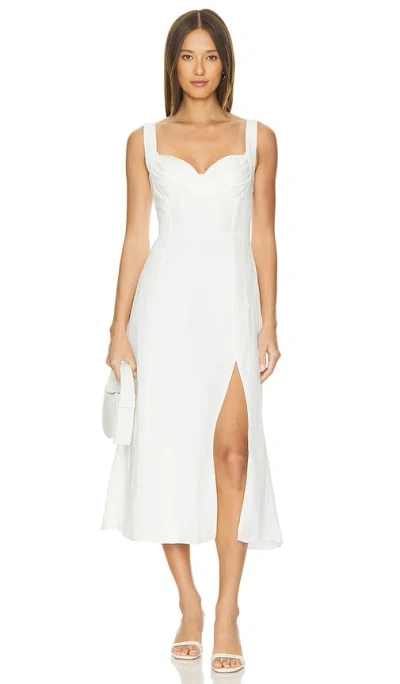 Astr Estella Dress In White