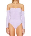 Astr Evianna Bodysuit In Lilac In Purple