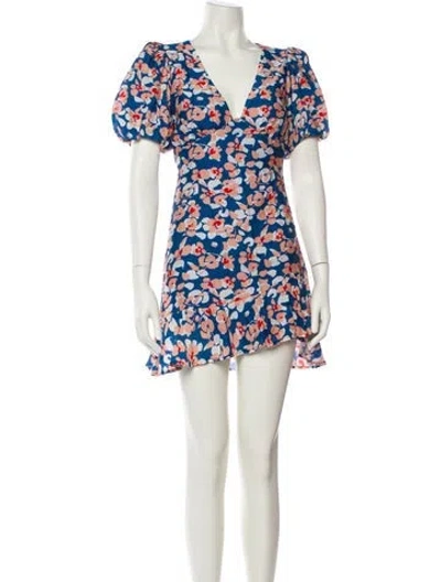 Pre-owned Astr Floral Print Mini Dress In Multi