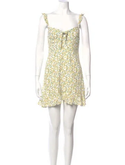 Pre-owned Astr Floral Print Mini Dress In Multi