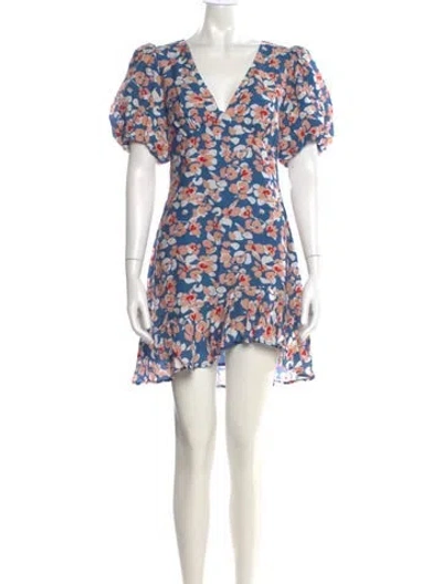 Pre-owned Astr Floral Print Mini Dress In Multi