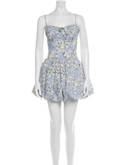 Pre-owned Astr Floral Print Mini Dress In Multi