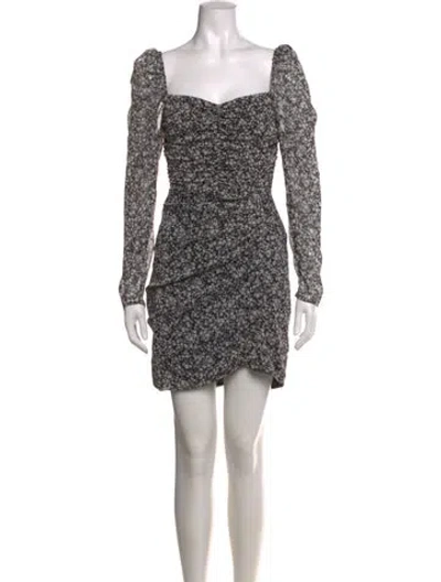 Pre-owned Astr Floral Print Mini Dress In Multicolor