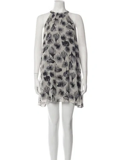 Pre-owned Astr Floral Print Mini Dress In Multicolor
