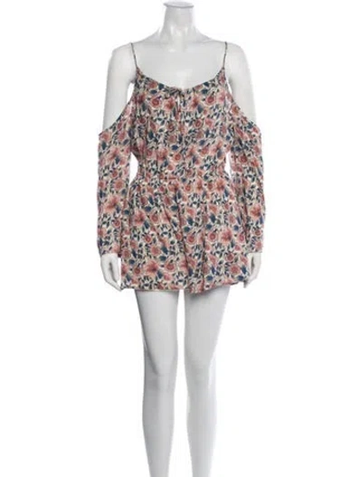 Pre-owned Astr Floral Print Mini Dress In Multicolor