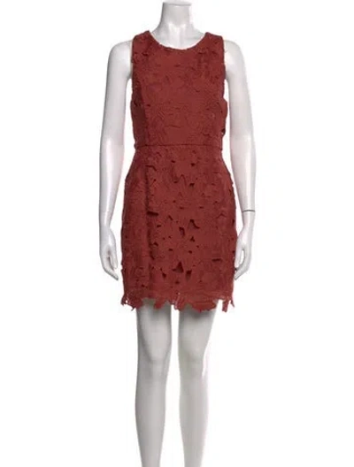 Pre-owned Astr Floral Print Mini Dress In Pink
