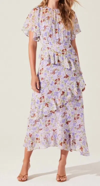 Astr Floramae In Lavender Floral In Multi
