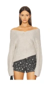 Astr Franisbel Sweater In Brown