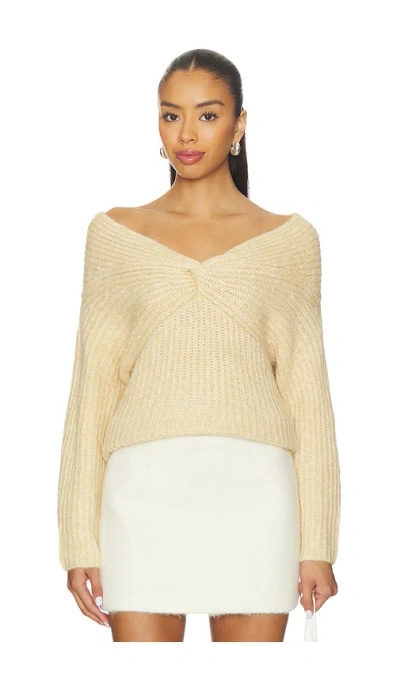 Astr Franisbel Sweater In Neutral