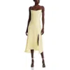 Astr The Label Strappy Cowl Neck Slip Dress In Yellow