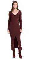 Astr Glenda Sweater Dress Mulberry