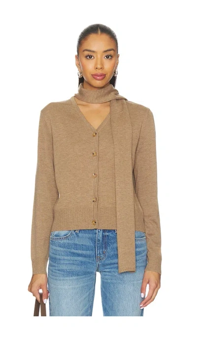 Astr Glynne Sweater In Brown