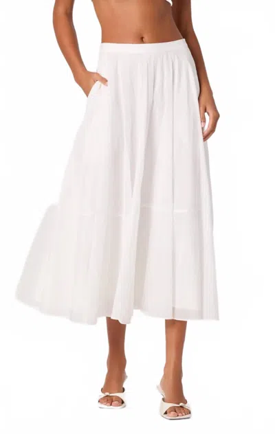 Astr Grace Skirt In White