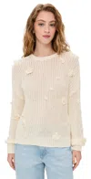 Astr Hayley Sweater Cream In Cream