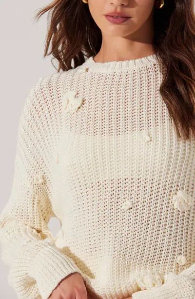 Astr Hayley Sweater In Cream