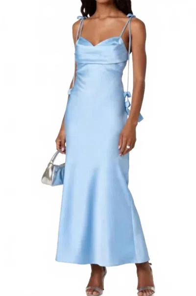 Astr Hera Maxi Dress In Light Blue