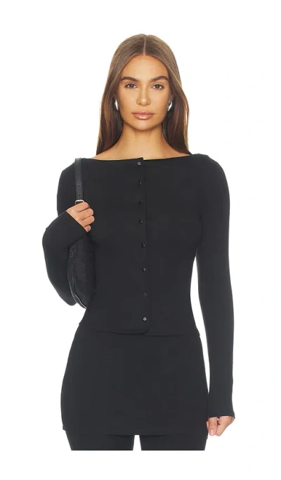 Astr Holly Top In Black