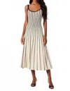 Astr Irecia Stripe Sweater Midi Dress In Striped In Multi