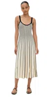 Astr Irecia Stripe Sweater Midi Dress In Striped In Multi