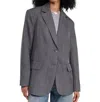 Astr Isadora Blazer Charcoal In Pink