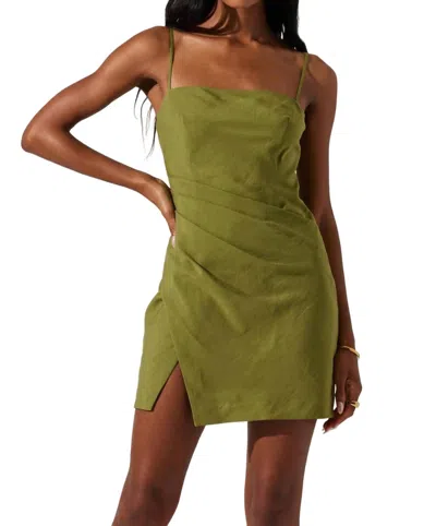 Astr Isadora Dress In Green