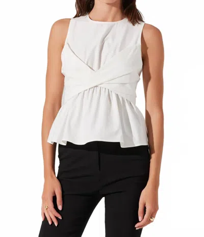 ASTR ISELA TOP IN WHITE