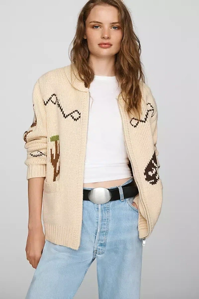 Astr Ivy Cardigan In Neutral