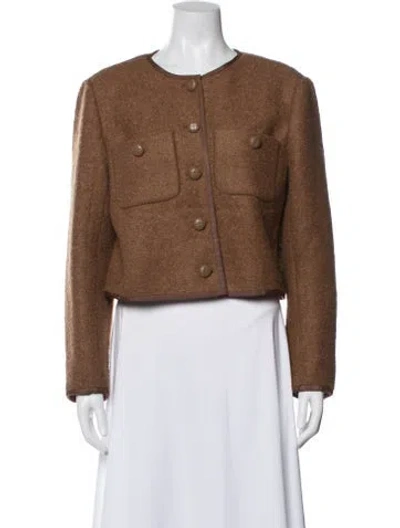 Pre-owned Astr Jacket In Brown