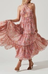 Astr Jaidee Dress In Pink Floral