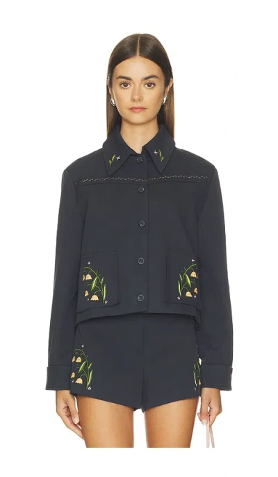 Astr Jalen Jacket In Blue