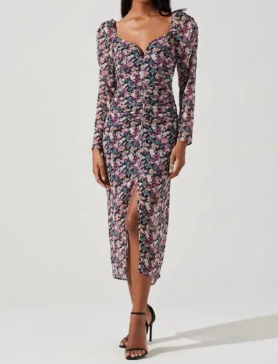 Astr Jamila Dress In Purple