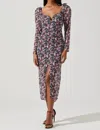 Astr Jamila Dress In Purple