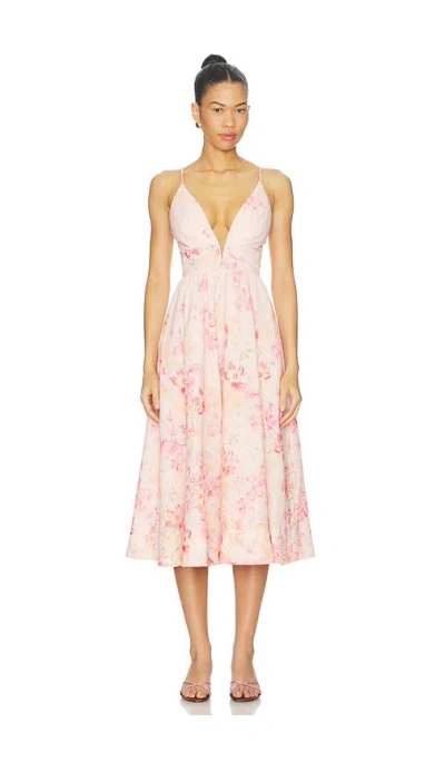 Astr Janna Dress In Pink