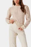 Astr Jaylani Sweater In Beige In Neutral