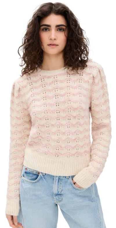 Astr Jaylani Sweater Pink Oatmeal