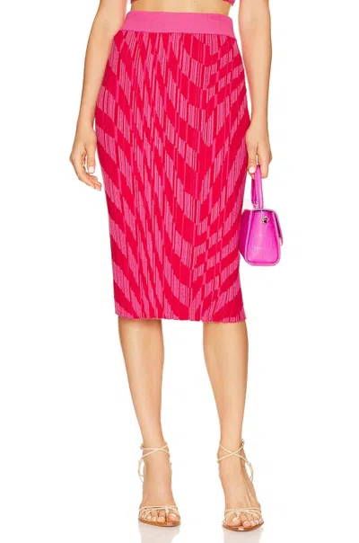 Astr Alana Skirt In Red