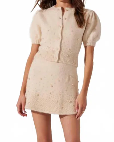 Astr Joly Sweater In Beige In Neutral