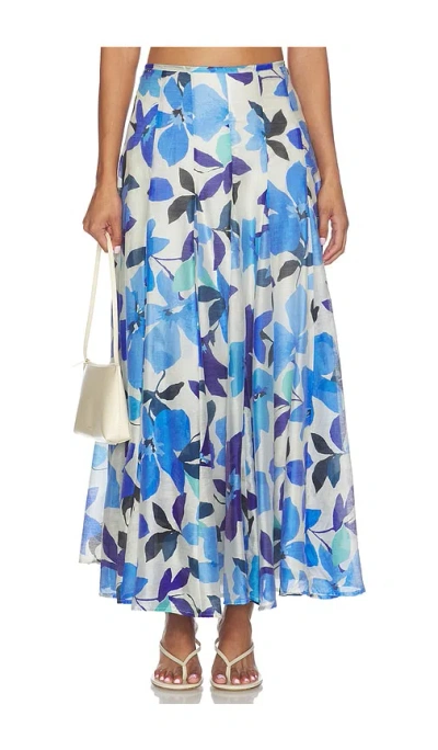 Astr Kaley Skirt In Blue