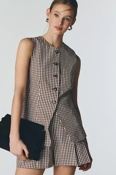 Astr Karan Vest Top In Brown