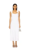 Astr The Label Kateleya Bow Strap Dress In White