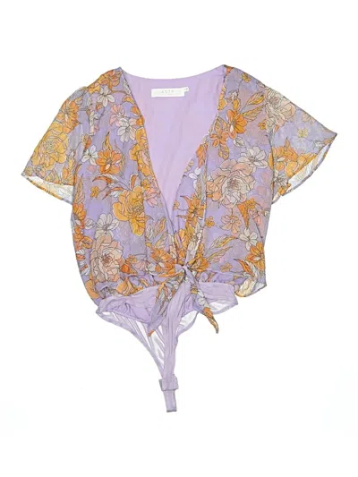 Pre-owned Astr Kimono In Purple
