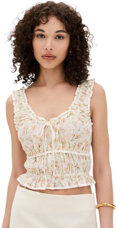 Astr Kissel Top Cream Floral