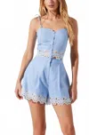 Astr Kiya Top In Blue In Blue