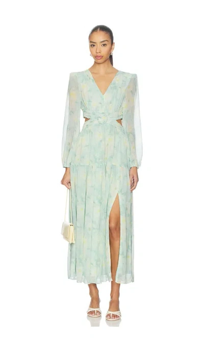 Astr Klarissa Dress In Green