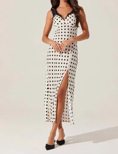 Astr Kourt Dress In Dots