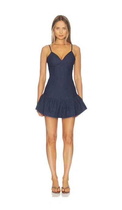 Astr Kyndal Dress In Blue