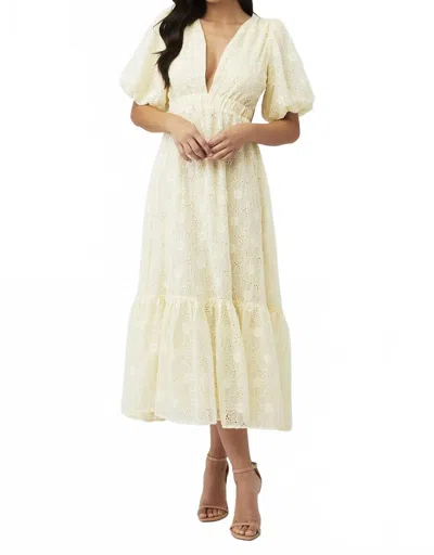 Astr Label Jaxine Dress In Yellow