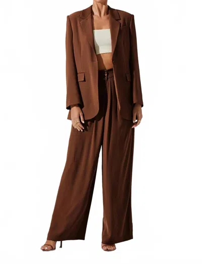 Astr Laudine Blazer In Brown